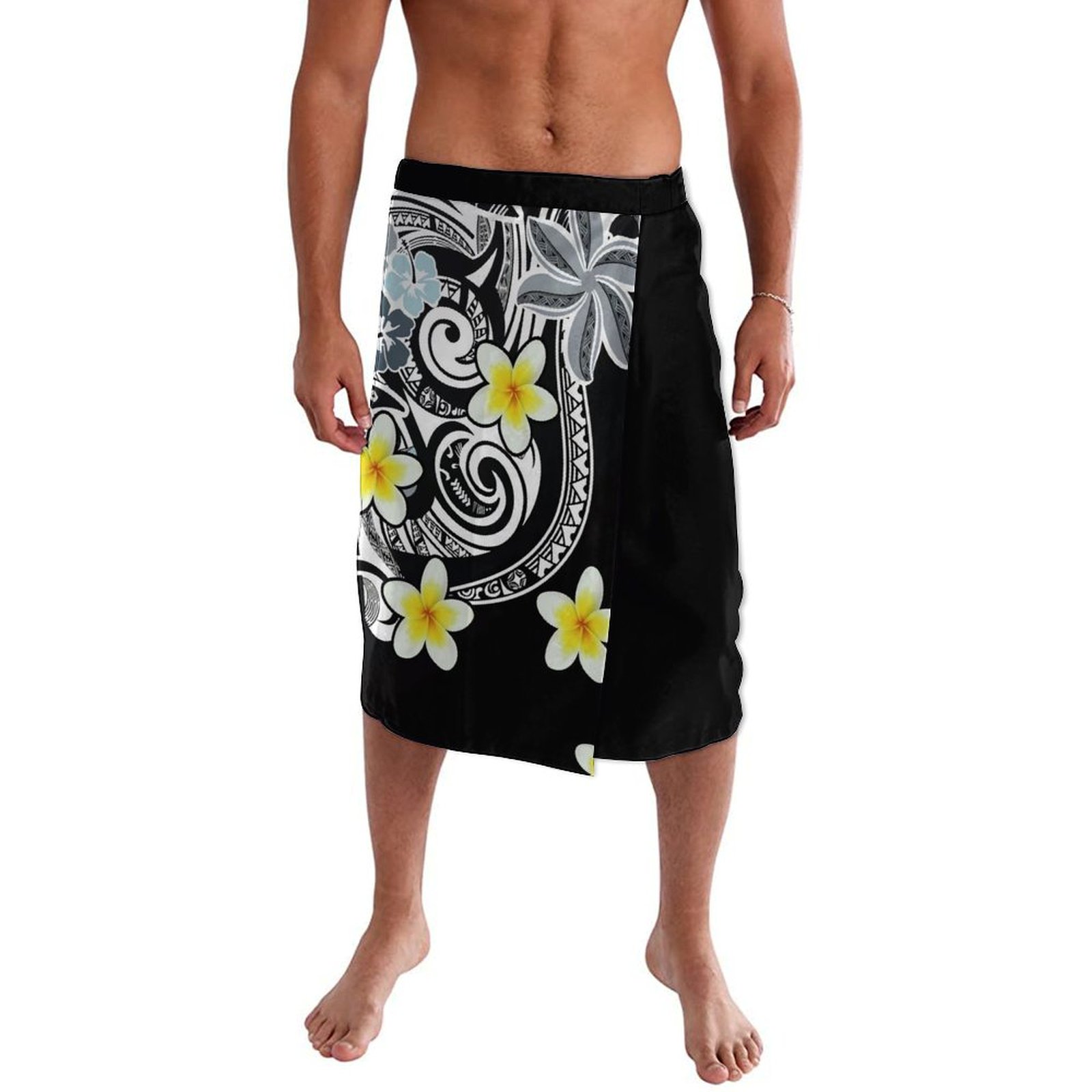 Sarong Men Wrap - Roupas de sarong de impressão polinésia