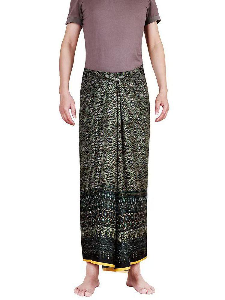Sarong Men Wrap - Sarong Unissex Longyi Lungi Batik Saia